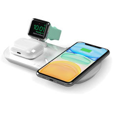 Беспроводное З/У 3 in 1 iPhone/ Watch / AirPods 17.5W Charging Stand Deppa White для Apple