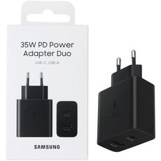 Сетевое зарядное устройство для Samsung 35W Type-C/USB-A EP-TA220 3А черный