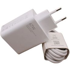 Блок Сетевого З/У XIAOMI 67w+кабель Quick Charge USB-A (EU)
