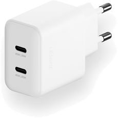 Сетевое зарядное устройство uBear 2 ports Type-C Wall charger Motion 45W Белый для Apple