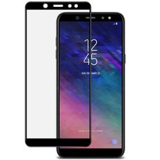 Защитное стекло для Samsung A6 (2018) чёрное
