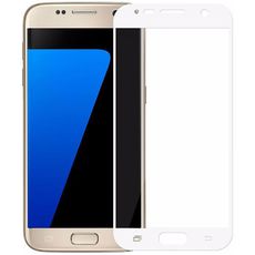 Защитное стекло для Samsung S7 3D белое
