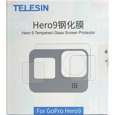 Защитное стекло для GoPro Hero 9/10 (передний экран, задний экран, объектив)