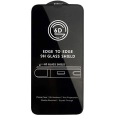 Защитное стекло для iPhone 12 Pro Max 6d чёрное Premium Полный клей