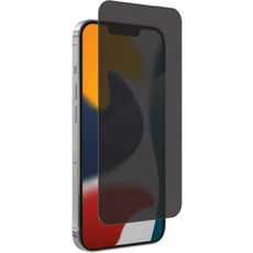 Защитное стекло для iPhone 14 3d чёрное Антишпион ZAGG