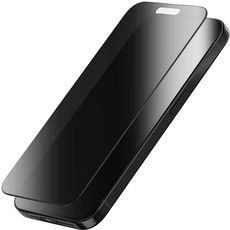 Защитное стекло для iPhone 15 Plus 3D черное Антишпион ZAGG Privacy 5X Stronger