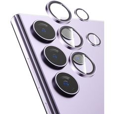 Защитное стекло для Sam S24 Ultra для Линз Камеры фиолетовый ободок