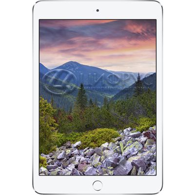 Apple iPad Mini_3 64Gb Wi-Fi Silver White - 