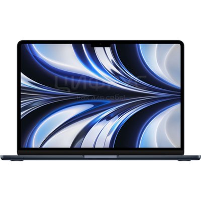 Apple MacBook Air 13 2022 (Apple M2, RAM 16GB, SSD 1TB, Apple graphics 10-core, macOS) Midnight Z161000Q4 - Цифрус