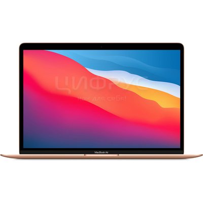 Apple MacBook Air 13 Late 2020 Apple M1 /13.3/2560x1600/16GB/256GB SSD/Apple graphics 7-core/macOS (Z12A0008Q) Gold () - 