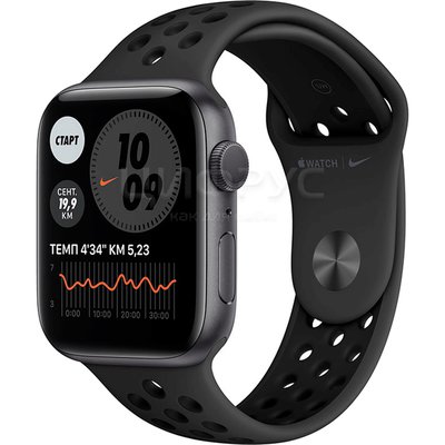 Apple Watch SE GPS 40mm Aluminum Case with Nike Sport Band Black - 