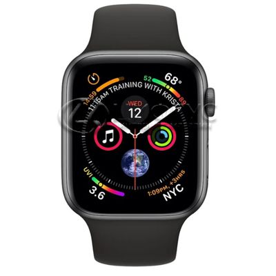 Apple Watch Series 4 GPS 44mm Aluminum Case with Sport Band grey/black - 