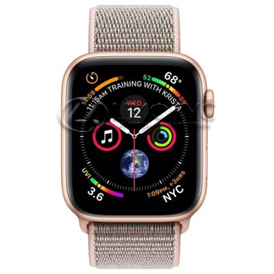Apple Watch Series 4 GPS 44mm Aluminum Case with Sport Loop gold/pink - 