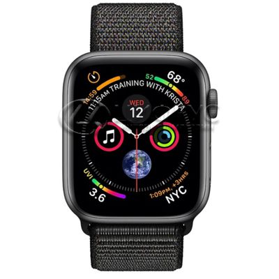 Apple Watch Series 4 GPS 44mm Aluminum Case with Sport Loop grey/black - 