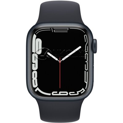 Apple Watch Series 7 41mm Aluminium with Sport Band Black (MKMX3RU/A) - 