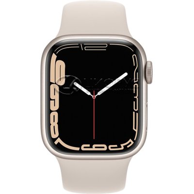Apple Watch Series 7 41mm Aluminium with Sport Band Starlight - Цифрус