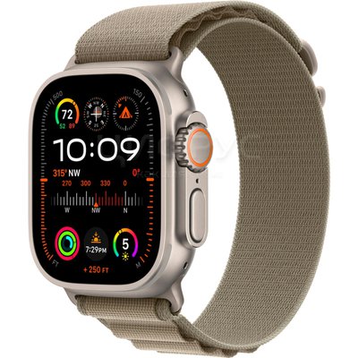 Apple Watch Ultra 2 49mm Titanium Case Alpine Loop (L) Olive - 