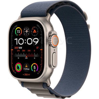 Apple Watch Ultra 2 49mm Titanium Case Alpine Loop (M) Blue - 