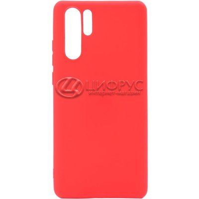 Задняя накладка для Huawei P30 Pro красная силикон - Цифрус