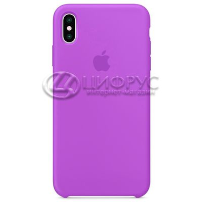 Задняя накладка для Iphone X/XS Max фиолетовая APPLE - Цифрус