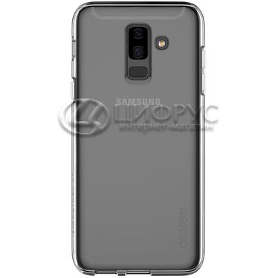 Задняя накладка для Samsung A6+/J8(2018) прозрачная силиконовая - Цифрус