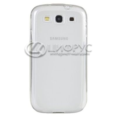 Задняя накладка для Samsung Galaxy S3 прозрачная силиконовая - Цифрус