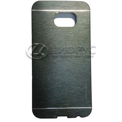 Задняя накладка для Samsung Galaxy S6 чёрная металл lux - Цифрус