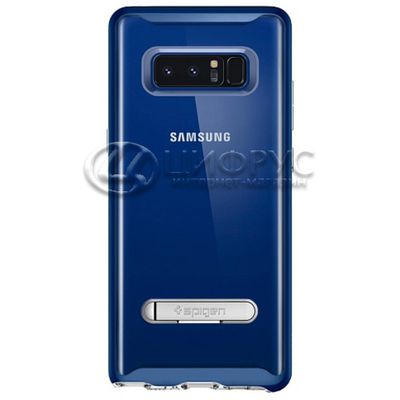 Задняя накладка для Samsung Note 8 синяя силикон LUX - Цифрус