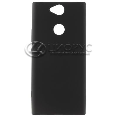 Задняя накладка для Sony Xperia XA2 Plus чёрная - Цифрус