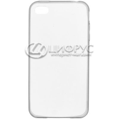 Задняя накладка для Iphone 4 / 4S прозрачная силикон - Цифрус