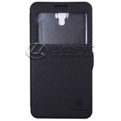 Чехол для Samsung Note 3 Neo книжка с окном черная кожа - Цифрус
