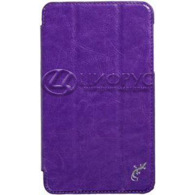 Чехол для Samsung Tab 4 8.0 книжка фиолетовая кожа - Цифрус