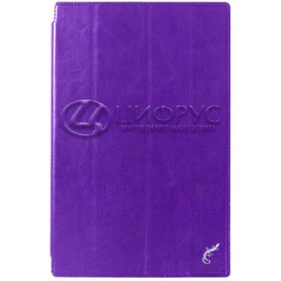 Чехол для Sony Xperia Tablet Z / Tablet Z2 книжка фиолетовая кожа - Цифрус