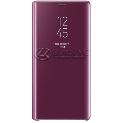 Чехол-книга для iPhone 12 Pro Max фиолетовый Clear View - Цифрус