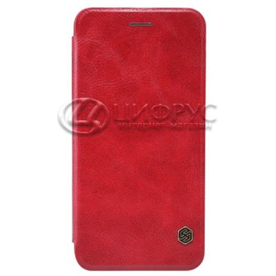 Чехол-книга для Iphone 7 Plus/8Plus красная кожа - Цифрус