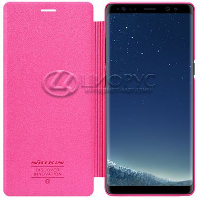 Чехол-книга для Samsung Note 8 розовый - Цифрус