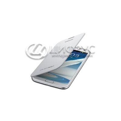 Чехол книжка для Samsung N7100 Note 2 белая кожа - Цифрус