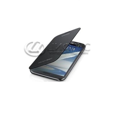 Чехол книжка для Samsung N7100 Note 2 черная кожа - Цифрус
