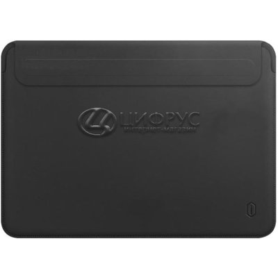 Чехол для MacBook Pro 16 черный кожа - Цифрус