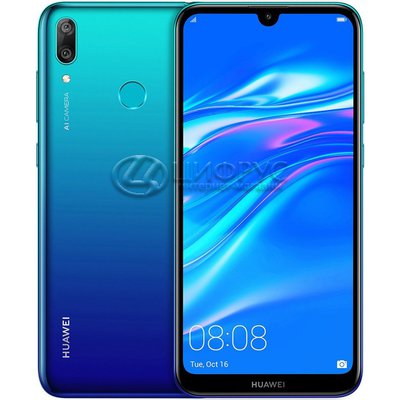 Huawei Y7 (2019) 64Gb+4Gb Dual LTE Blue () - 