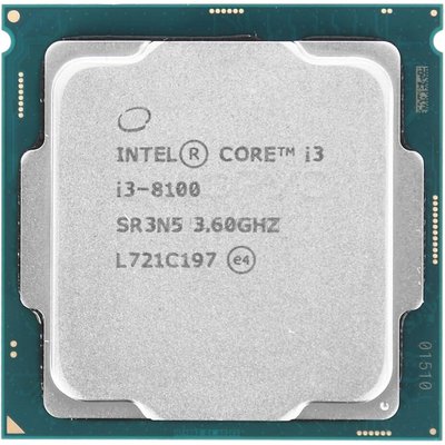 Intel Core i3 8100 S1151 OEM 3.6G (CM8068403377308) (EAC) - 