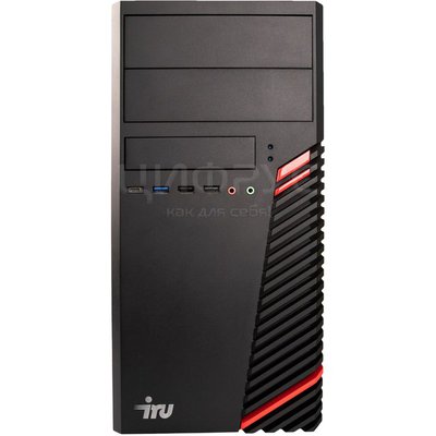 IRU Home 310H6SM (Intel Core i7 12700F, 8Gb, SSD 256Gb, GT1030 2Gb,DOS) Black (1897405) () - 