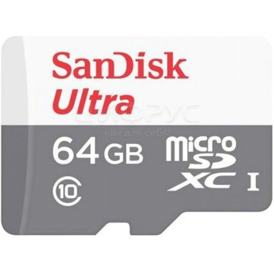 MicroSD 64gb SanDisk Ultra Micro SDHC 100/   - 
