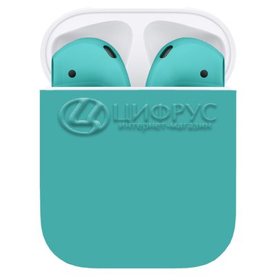 Apple AirPods 2 Color (без беспроводной зарядки чехла) Matt Aqua - Цифрус