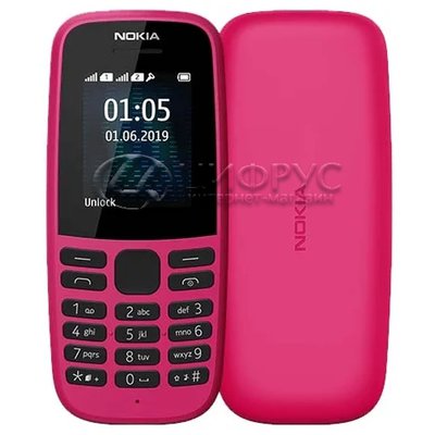 Nokia 105 Dual sim (2019) Pink (РСТ) - Цифрус