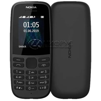 Nokia 105 SS (2019) Black () - 