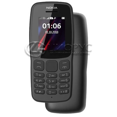 Nokia 106 (2018) Black (РСТ) - Цифрус