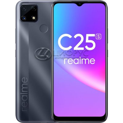 Realme C25S 64Gb+4Gb Dual LTE Water Gray (РСТ) - Цифрус