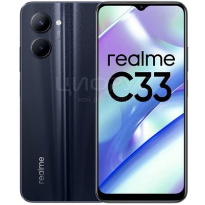 Realme C33 128Gb+4Gb Dual 4G Black () - 