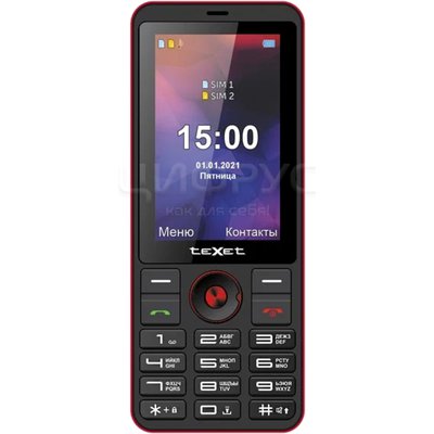 TeXet TM-321 Black Red (РСТ) - Цифрус